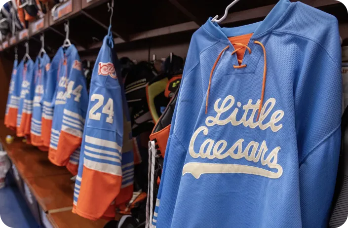 Little Caesars AAA Hockey players