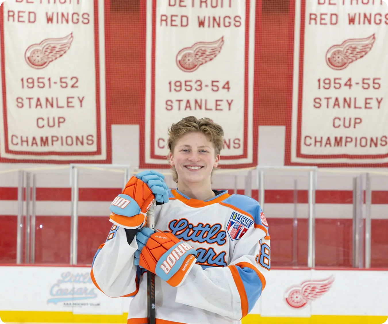 Little Caesars AAA team moment